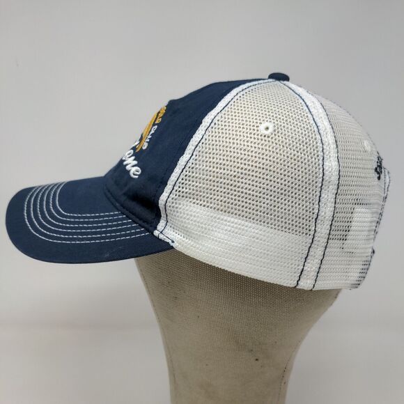 District Men's Zero Zone Gold Club Strapback Mesh Back Hat Blue White Gatorade - Picture 5 of 13